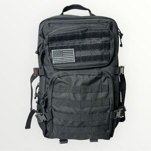 Tactical Gear Black Backpack‎ Rucksack Bug Out Bag Hunting Expandable